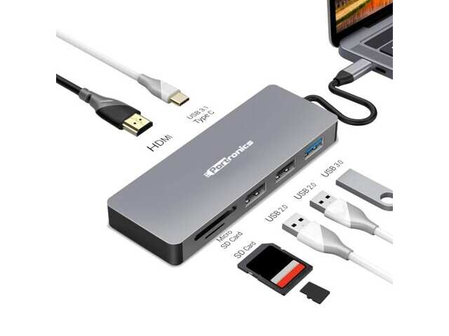 Portronics launches 7-in-1 USB multimedia hub; Mport 7C Portronics launches 7-in-1 USB multimedia hub; Mport 7C
