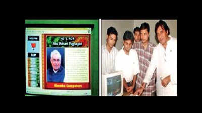 Atal Bihari Vajpayee had his website as early as 1999 polls