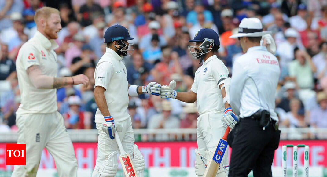 India Vs England Rd Test Virat Kohli Ajinkya Rahane Guide India To On Day Cricket News Times Of India India Vs England Rd Test Virat Kohli Ajinkya Rahane Guide India To On Day Cricket News Times Of India