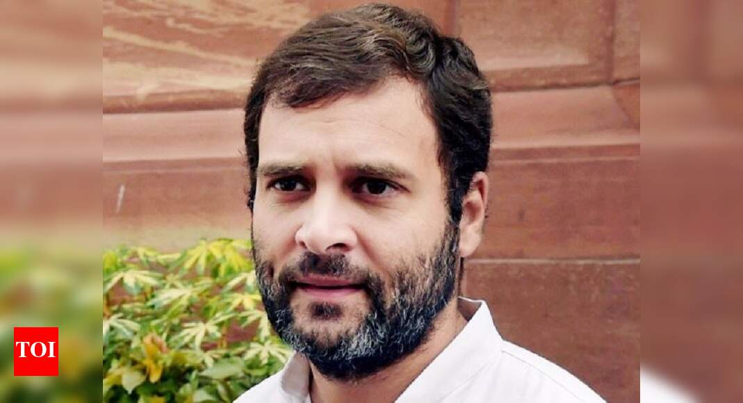 Rahul tells Congress to make Rafale poll plank | Hyderabad News - Times ...