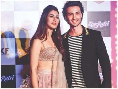 Aayush Sharma shoots for a special song