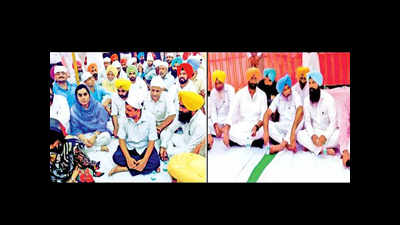 War of words over? Bhagwant Mann and Sukhpal Singh Khaira hug it out on stage