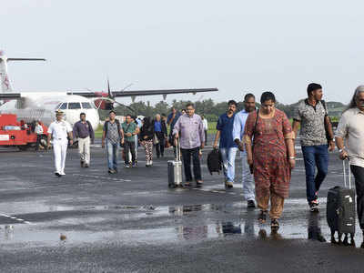Commercial flight operations begin from Kochi Naval airport