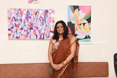 Paintings By Maya Gomez Auguries Of Innocence A Painting Show By Maya Gomez Events Movie News Times Of India