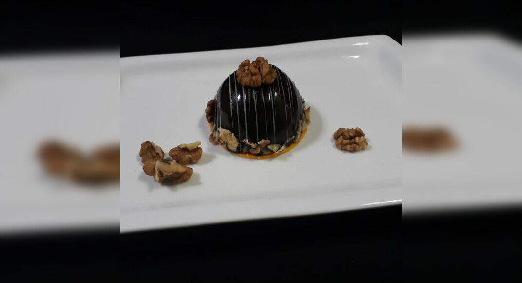 Chocolate And Walnut Silk Cake recipe by Rakesh Sethi on Times Food