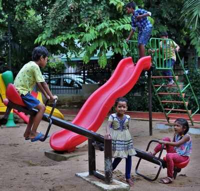 Smart parks play up kid zones; residents welcome move