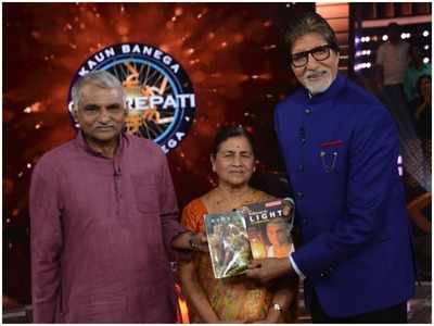Kaun Banega Crorepati 10: Amitabh Bachchan shoots with Prakash Amte and his wife Mandakini; see pictures