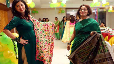 Bindi, bangles and mehendi at this Teej bash in Bareilly