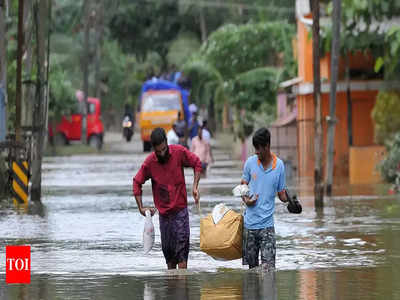 flood kerala trichy continues relief pour material representative