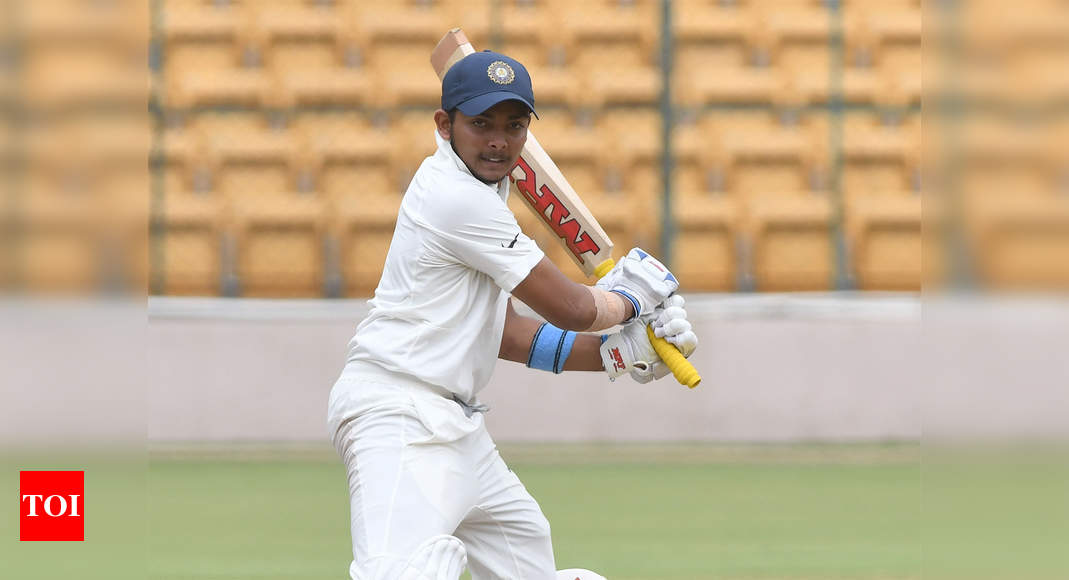 Prithvi Shaw: Prithvi's meteoric rise continues with India call-up ...