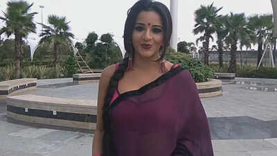 Monalisa promotes her debut TV serial in Lucknow
