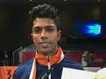 Bronze medalist India's Kumar Santosh Kumar