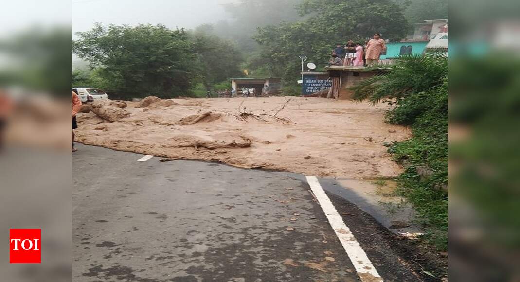 Landslides disrupt Dalhousie Road Amritsar News Times of India