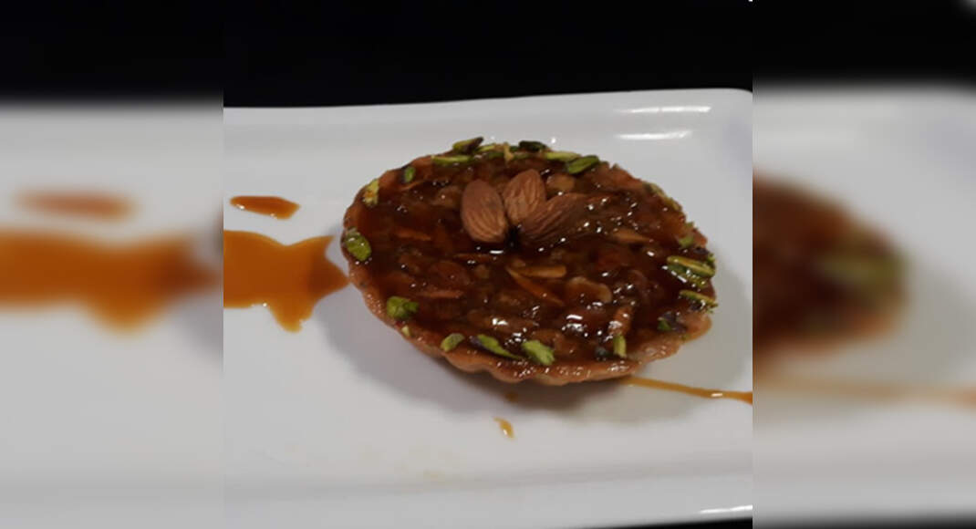 Maple And Mixed Nuts Tart recipe by Rakesh Sethi on Times Food