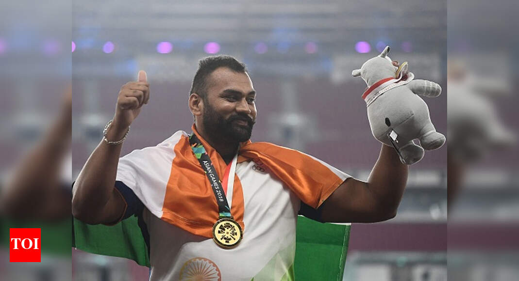 Asian Games Tajinderpal Singh Toor wins shot put gold with Asiad