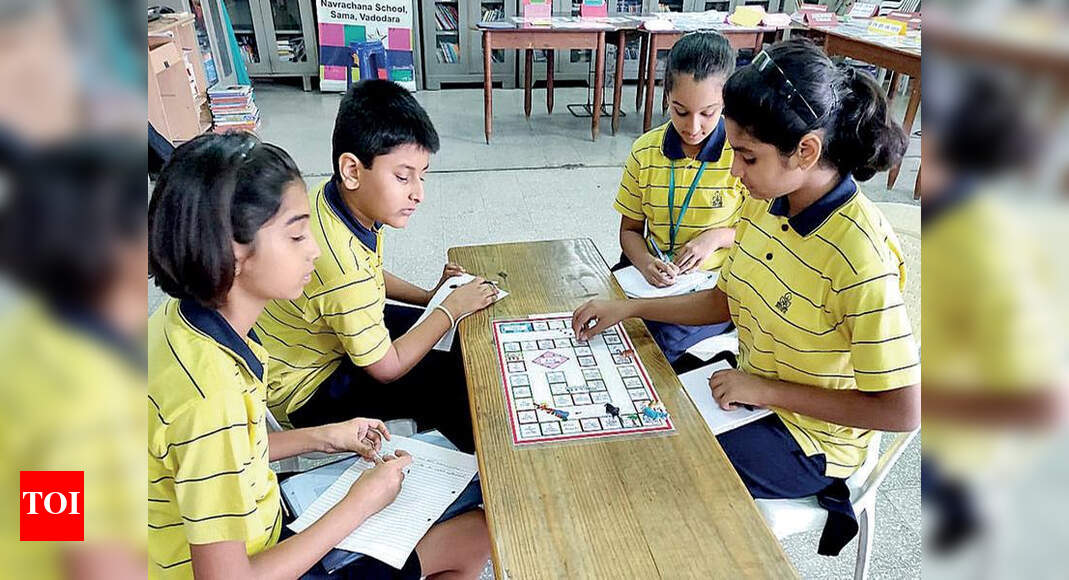 Vadodara School Vadodara school uses traditional board games for