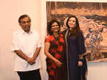 Mukesh Ambani, Sushma Jain and Nita Ambani