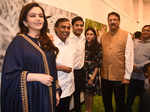 Nita Ambani, Mukesh Ambani, Akash Ambani, Shloka Mehta and Ajay Piramal 