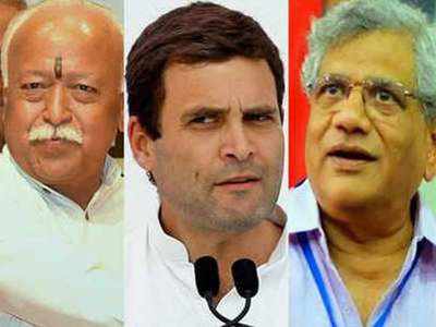 RSS may invite Rahul Gandhi, Sitaram Yechury to lecture series