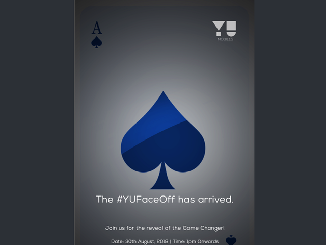 Micromax’s sub-brand YU to launch smartphone on August 30 Micromax’s sub-brand YU to launch smartphone on August 30