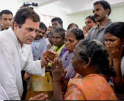 Kerala flood very big tragedy, we are all with you, says Rahul Gandhi