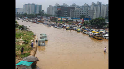 Traffic chokes on rainwater, many reach office at noon