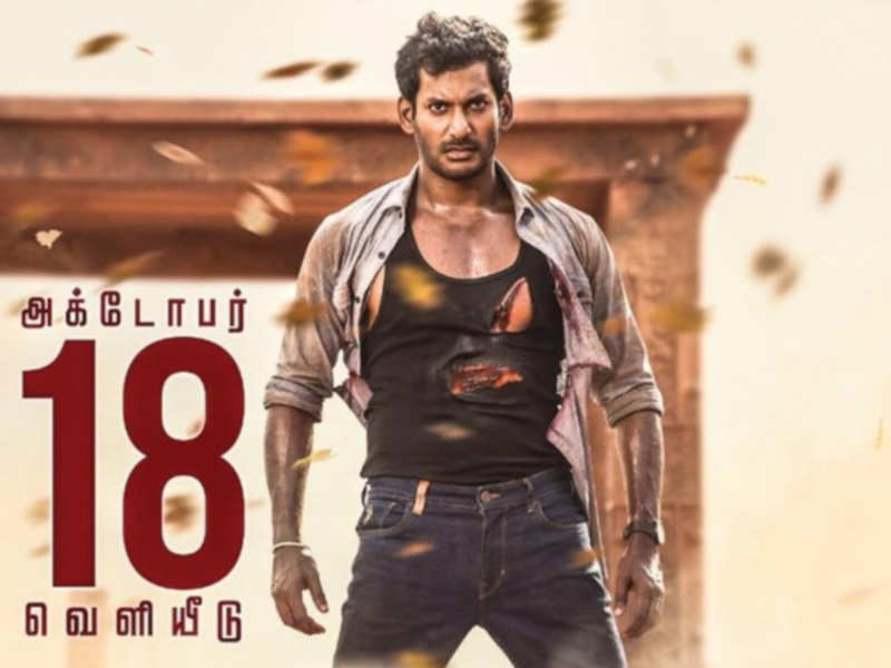 Sandakozhi 2 New Poster Vishal Looks Fierce And Intense Tamil Movie News Times Of India