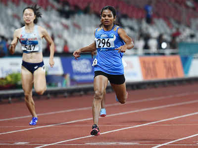 Asian Games: Dutee Chand bags second medal, wins 200m silver
