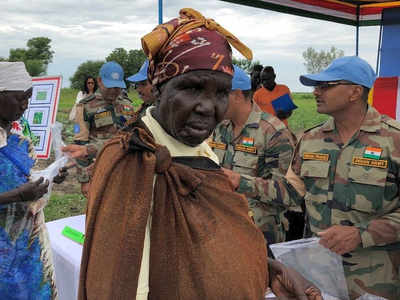 Indian peacekeepers in South Sudan impart farming training to women