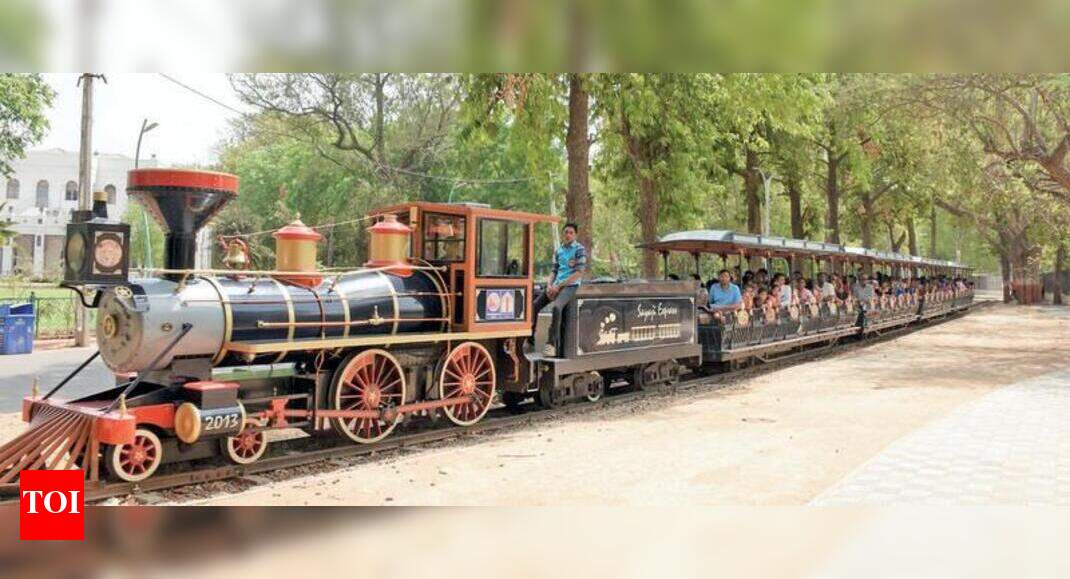 Toy bullet train project at Kamatibaug sparks row Vadodara News