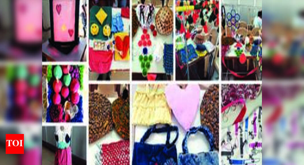 Students Make Trendy Products With Fabric Waste Students make trendy