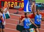 Sarita Gayakwad, Hima Das, Vismaya and Poovamma Raju