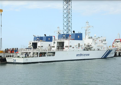 L&T delivers Offshore Patrol Vessel to Coast Guard - Times of India