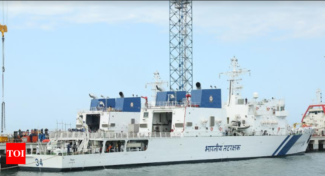 L&T delivers Offshore Patrol Vessel to Coast Guard - Times of India