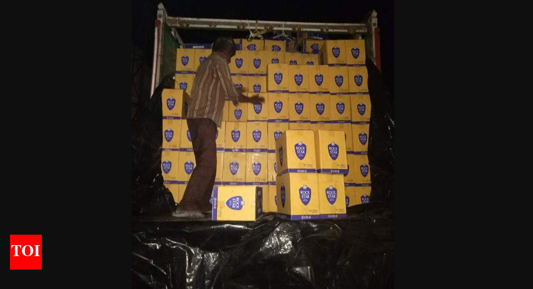 IMFL, beer worth Rs 54 lakh seized; two arrested | Rajkot News - Times ...