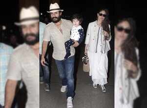 Pic: Taimur is off to Maldives with Bebo-Saif Pic: Taimur is off to Maldives with Bebo-Saif