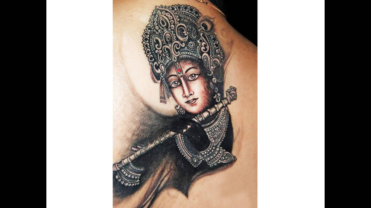 Sudarshan Chakra Tattoo Shree Krishna Gods Waterproof For Boys and Girls  Temporary Body Tattoo : Amazon.in: Beauty