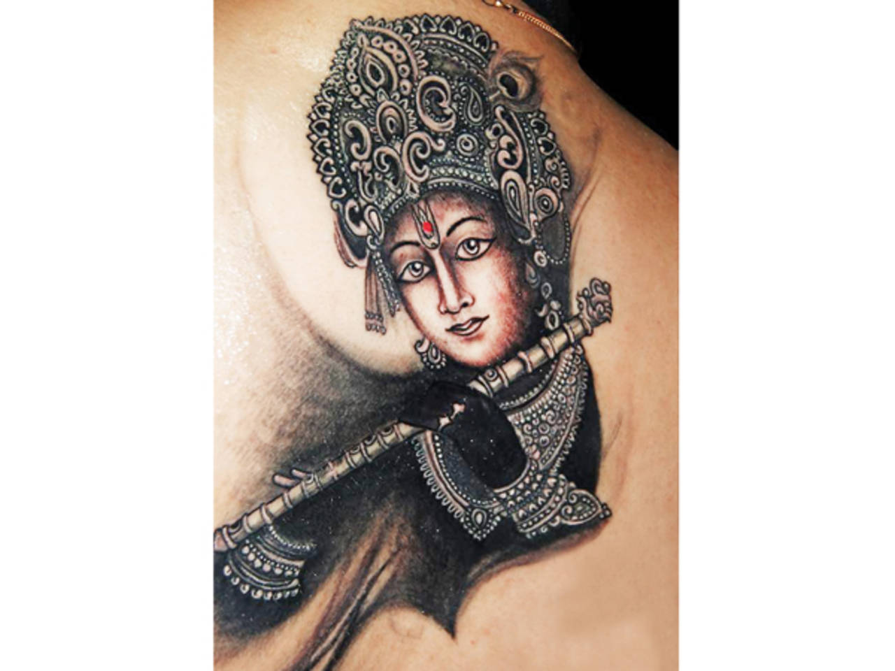 Qoo10  Mahadev with Krishna and Flute Combo Tattoo Men and Women  Waterproof T  Mens Clothing