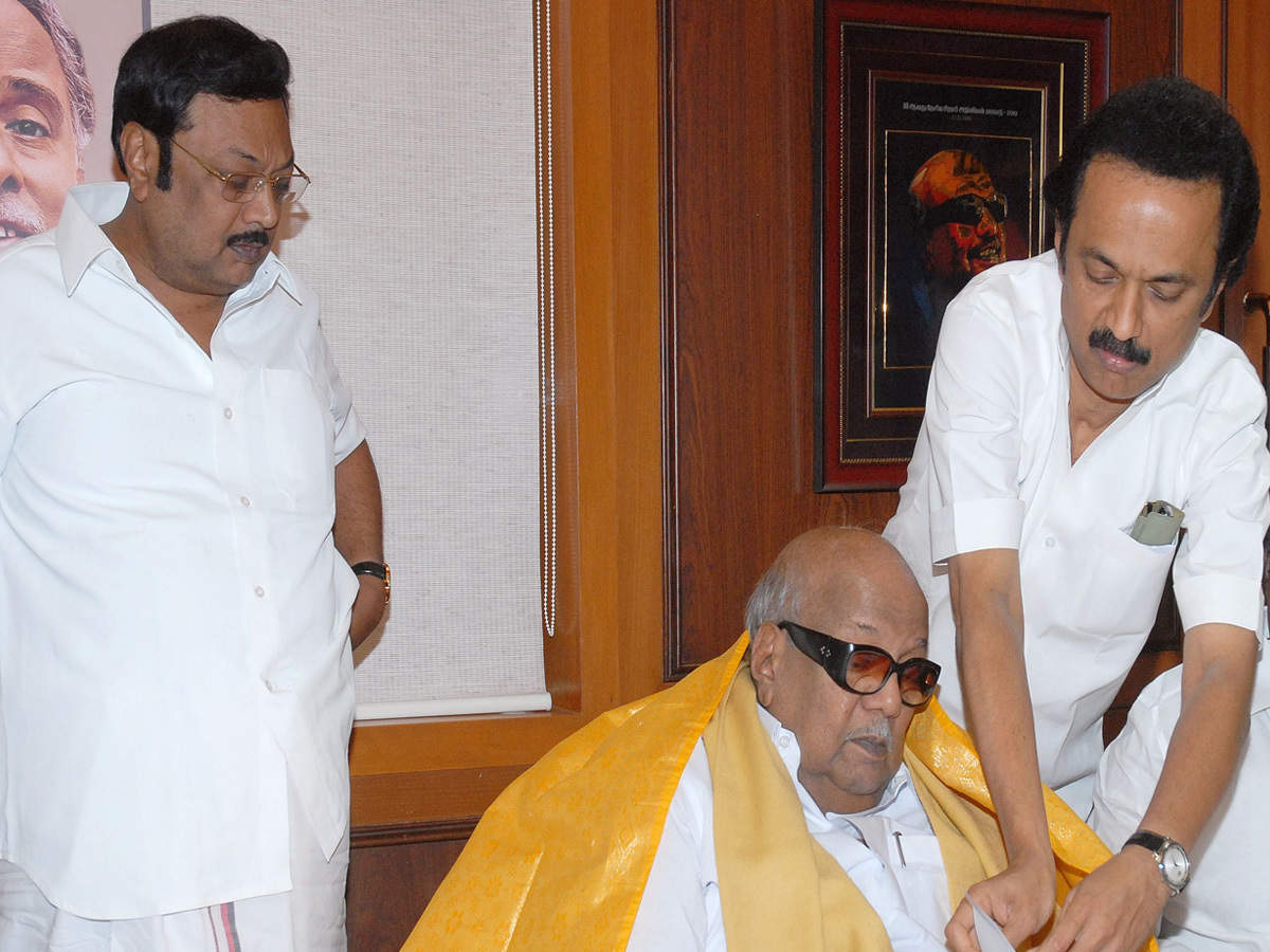 MK Stalin: Three old lessons for M K Alagiri to start a new life | Chennai News - Times of India