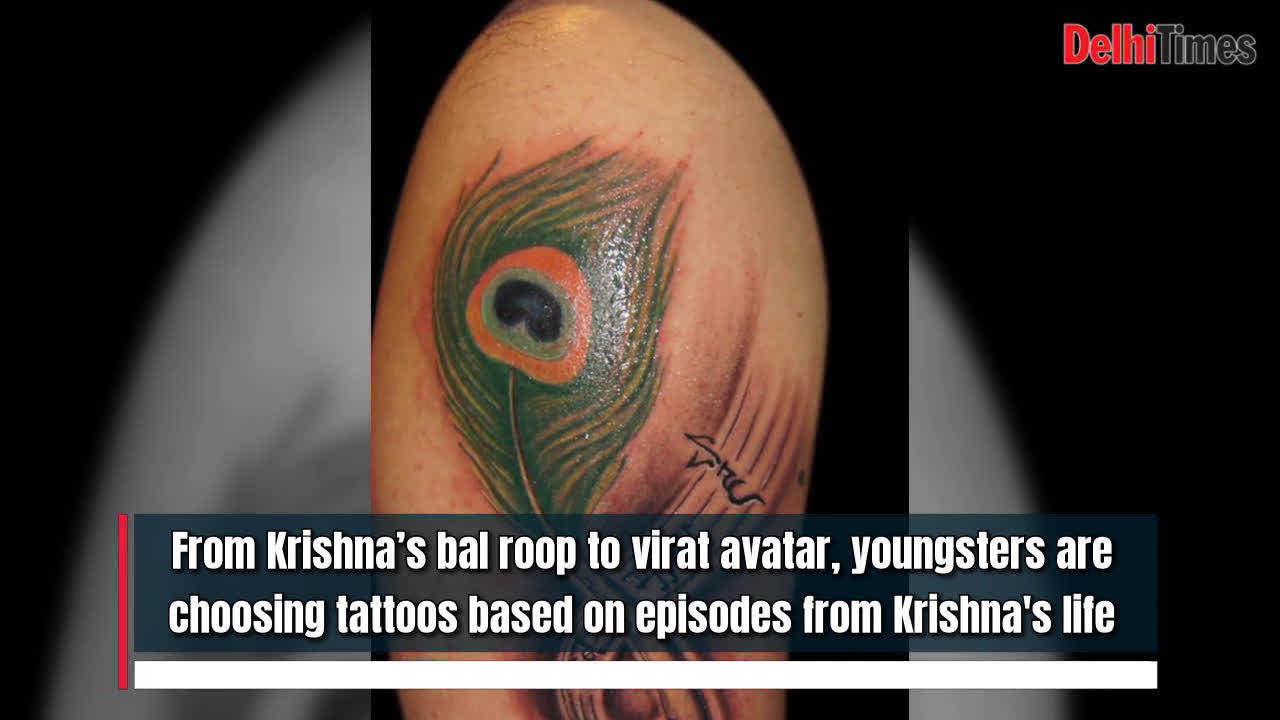 Special Krishana Tattoo //Krishana with Morpankh Tattoo // - YouTube