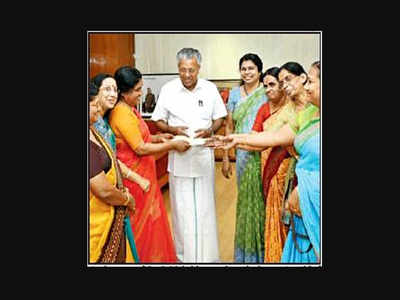 Ministers' wives donate one month's pension to CMDRF
