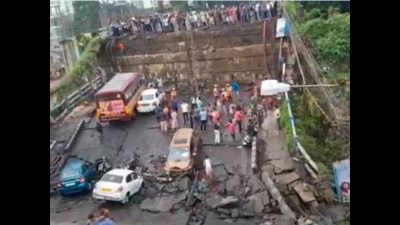 Majherhat bridge collapse sends road traffic haywire, train services hit