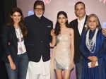 Shweta Bachchan Nanda, Amitabh Bachchan, Navya Naveli Nanda, Nikhil Nanda and Jaya Bachchan