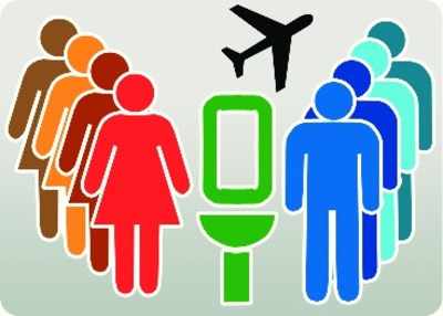 10. What’s dirtier than a toilet? Airport security tray