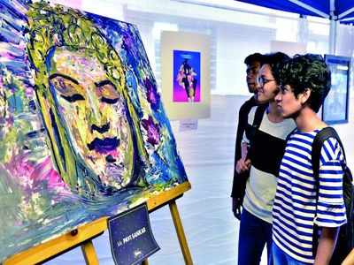 St Joseph College, Bengaluru showcase their creative side