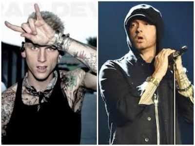 Machine Gun Kelly hits back at Eminem after ‘Kamikaze’ diss