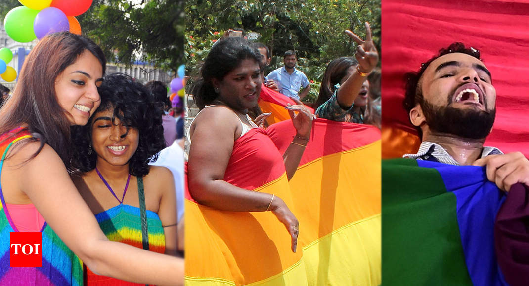 Section 377 Rainbow Flags Come Out Of Closet To Celebrate Sc Verdict India News Times Of India