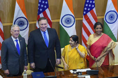 Copy of joint-statement released after inaugural India-US 2+2 ministerial dialogue