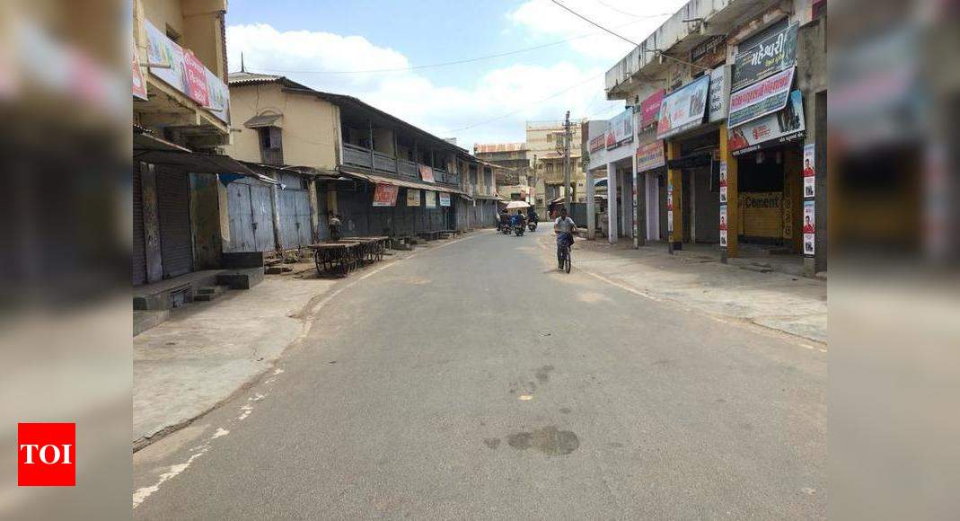 Villages, towns down shutters in Saurashtra | Rajkot News - Times of India