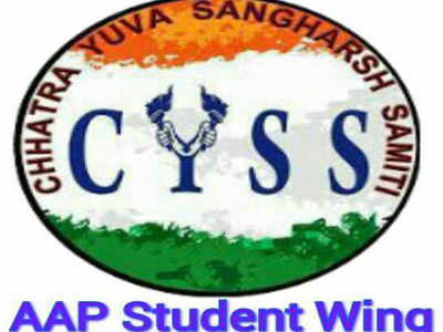 Row over AAP student wing posters on cars | Delhi News - Times of India